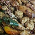 Cooksnap dari Nandara Santika untuk resep Tumis asin cumi, tempe dan jamur pedas