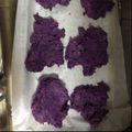 chiao min chang's cooksnap of when they made 米穀粉紫心地瓜煎餅.