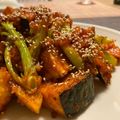 Mie's cooksnap of when they made Sticky glaze cauliflower with guchujang spicy sauce 🌶.