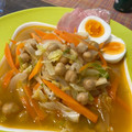 El cooksnap de Mie cuando hizo Potaje de garbanzos calentito, que podría ser vegetariano 🌱.
