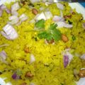 Priyanka Shrivastava का कुकस्नैप जब उन्होंने कांदा पोहा(kanda poha recipe in hindi) बनाया था।