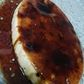 El cooksnap de Adriana Salva cuando hizo Flan de huevos.