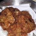 El cooksnap de Sabrina cuando hizo Milanesas de carne picada.