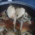 El cooksnap de Wendy Martir cuando hizo Sopa de papa con chile poblano.