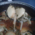 El cooksnap de Wendy Martir cuando hizo Sopa de papa con chile poblano.
