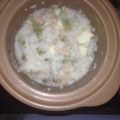 Cooksnap dari Mommy Nay untuk resep MPASI 7 bulan - Bubur Salmon + Brokoli & Tofu (with Slow Cooker)