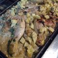 El cooksnap de Silvina Celli cuando hizo Pollo a la crema en planchetta de hierro.