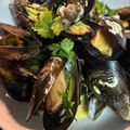 El cooksnap de Irene-Guirao cuando hizo Mejillones al curry.
