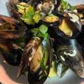 El cooksnap de Irene-Guirao cuando hizo Mejillones al curry.