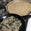 El cooksnap de Gustavo cuando hizo Masa para pizza de harina integral.