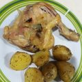 El cooksnap de Nadia Rios cuando hizo Papitas con mostaza al horno.