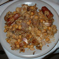 El cooksnap de candy cuando hizo Ropa vieja murciana.