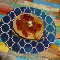 El cooksnap de maria badillo cuando hizo Hot cakes de avena.