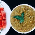 کوک اسنپ میس معصوم بعد از امتحان کردن آش عدس و بلغور.