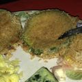 El cooksnap de Julieta. cuando hizo Milanesas de Zapallitos rellenas con Jamón y queso. 🤗🤗😋.