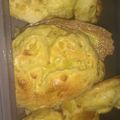 El cooksnap de Florencia Cepeda cuando hizo Pancitos saborizados con harina leudante.