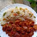 sandhya Dutta 's cooksnap of when they made ভেজ ফ্রাইড রাইস(veg fried rice recipe in Bengali).
