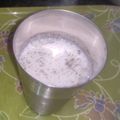 Ayesh Shah का कुकस्नैप जब उन्होंने इंस्टेंट मसाला छाछ (Instant masala chaas recipe in hindi) बनाया था।