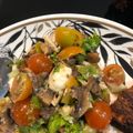 El cooksnap de Angela Bravo cuando hizo Ensalada 🥗 con queso de búfala a mi estilo.