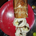 El cooksnap de Edi Fa Mendoza Rincon cuando hizo Lomo de cerdo relleno con manzanas y ciruelas sin horno - Recetas Navideñas.