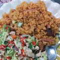 @Om Ziyad_Kitchen 's cooksnap of when they made Jellof rice.