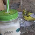 Areeba Muhammed's cooksnap of when they made Kachi Lassi| Namkeen Lassi.