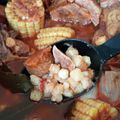El cooksnap de Ale Bailarina cuando hizo Pozole.