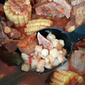 El cooksnap de Ale Bailarina cuando hizo Pozole.