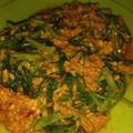 Cooksnap dari Deline untuk resep Oseng kangkung, tempe ulek pedes