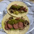 El cooksnap de Karen☀️ cuando hizo Champiñones con tocino, cebolla, salchicha y ajo.
