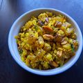 Anmen's cooksnap of when they made Poha - with an experimental secret.
