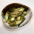 へろへろへ's cooksnap of when they made おくらの胡麻和え.