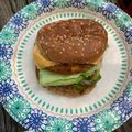 Dharmishta Chauhan's cooksnap of when they made વેજ ટીક્કી બર્ગર (Veg Tikki Burger Recipe In Gujarati).