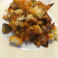 El cooksnap de Sandra Sweet cuando hizo Coliflor con tomate y queso gratinado.