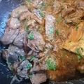 El cooksnap de Beratrix cuando hizo Hígado encebollado.
