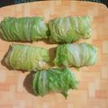 Cooksnap dari candrachan untuk resep [MENU DIET] Sawi Putih Roll Ayam Udang