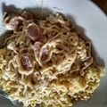 Cooksnap dari Oki Putri untuk resep Kreasi Mie Instan: Carbonara Bahan Simpel (Instant Ramen)✓