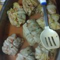 El cooksnap de Nicolás Benquerença cuando hizo Niños envuelto de repollo.
