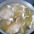 El cooksnap de Conchi Pacheco cuando hizo Merluza en salsa verde.