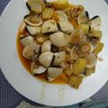 El cooksnap de ENRIQUE BALLESTE cuando hizo Patatas con chipirones y almejas.