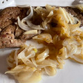 El cooksnap de rafa cuando hizo Filetes de hígado encebollado.
