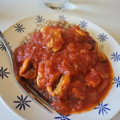 El cooksnap de Esther Pérez cuando hizo Mejillones en salsa de tomate picante.