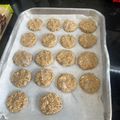 El cooksnap de Vale cuando hizo Galletas de avena con queso y semillas, fáciles y riquísimas.