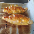 El cooksnap de Noemí cuando hizo Croissant relleno de chocolate blanco y Oreo.