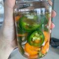 El cooksnap de poramoralhambre cuando hizo Mi receta especial de chiles jalapeños en escabeche.