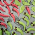 Cooksnap dari ratna ratna untuk resep Caterpillar Cookies (Kue Kering Ulat Hijau)