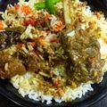 Mamta Rastogi's cooksnap of when they made Mutton biryani.