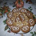 jackson78's cooksnap of when they made pumpkin roll with cream cheese filling.