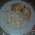 El cooksnap de mariela Cortés cuando hizo Pasta alfredo.