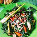 Cooksnap dari Nanis Putri Ku (QiBy.Cooking) untuk resep Oseng-oseng daun pepaya pindang tongkol